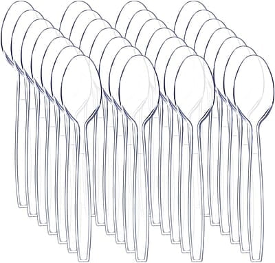Clear Turkish Spoon - Pack of 50 Pieces