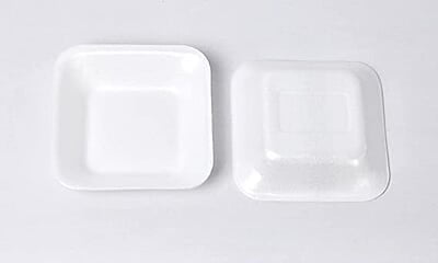 Foam Plate Size 1/8 kg - Pack of 100 Plates