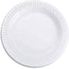 Large White Round Foam Plate 22 cm - Pack of 25 Plates