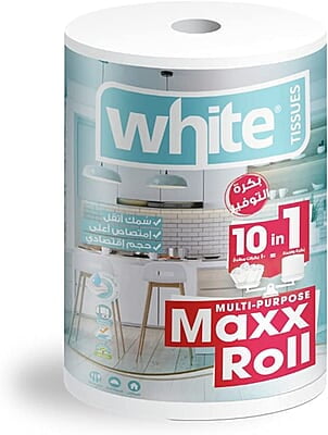 White Bubbles Toilet Paper - 5+1 Rolls