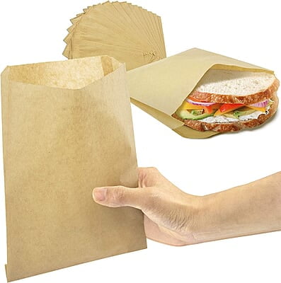 First Grade Burger Paper Sandwich Bags - Pack of 100 Bags