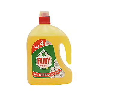 Fairy Dishwashing Liquid - Lemon Scent - Equivalent to 4 Liters