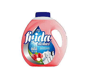 Freida Concentrated Dishwashing Liquid - Red Apple Scent - 2kg Package