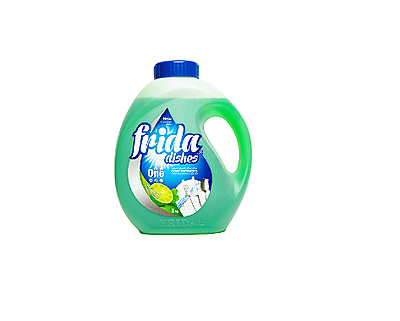 Freida Concentrated Dishwashing Liquid - Green Lemon and Mint Scent - 2kg Package