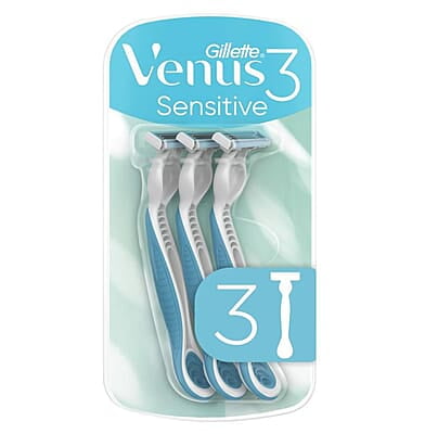 Venus Women's Razor for Sensitive Skin - 3 Pieces