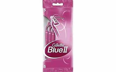 Gillette Blue II Plus - Women's Razor - 5 Pieces